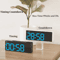 USB LED Digital Alarm Clock With Temperature Dual Alarm Modern Desk Clock With Auto Dimming Snoo 1