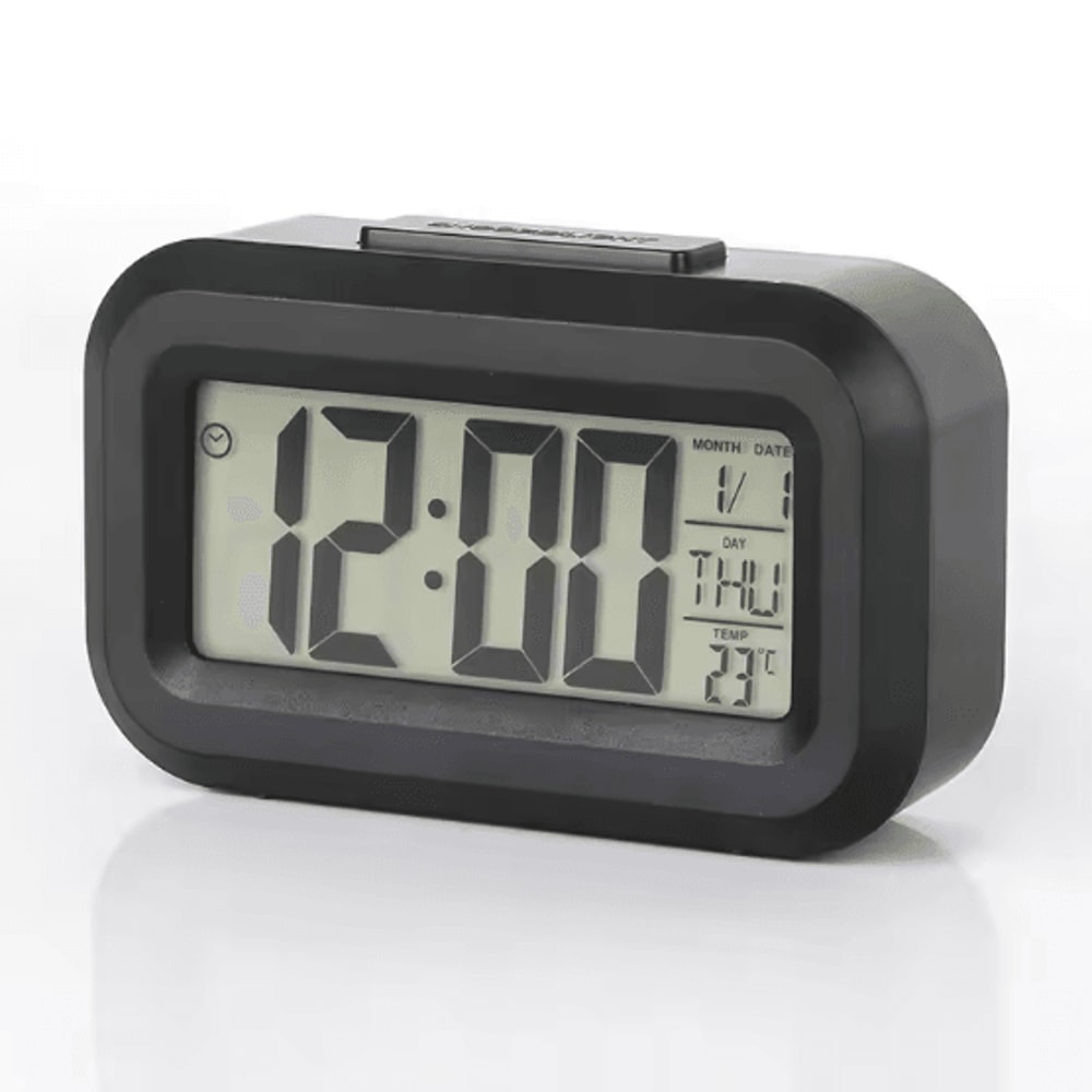 LED Digital Alarm Clock With Backlight Snooze Calendar Desk Clock For Home Office Bedside Use 6