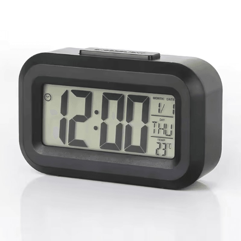 LED Digital Alarm Clock With Backlight Snooze Calendar Desk Clock For Home Office Bedside Use 6