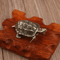 Vintage Copper Turtle Figurine Feng Shui Brass Tortoise Ornament For Desk Tea Pet Home Decor 3