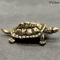 Vintage Copper Turtle Figurine Feng Shui Brass Tortoise Ornament For Desk Tea Pet Home Decor 9