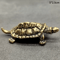 Vintage Copper Turtle Figurine Feng Shui Brass Tortoise Ornament For Desk Tea Pet Home Decor 9