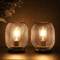 Cordless LED Lantern Battery Powered Table Lamp Metal Cage Decorative Light For Weddings Home Decor 0