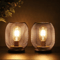 Cordless LED Lantern Battery Powered Table Lamp Metal Cage Decorative Light For Weddings Home Decor 0