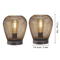 Cordless LED Lantern Battery Powered Table Lamp Metal Cage Decorative Light For Weddings Home Decor 6