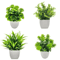 Mini Artificial Potted Plant Bonsai Decorative Fake Flower Tabletop Ornament For Home And Office De 1