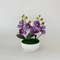 Artificial Butterfly Orchid Potted Plant Set Realistic Faux Flower Tabletop Decor For Home And Gift 7