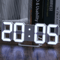3D LED Digital Wall Clock Alarm Time Date Temperature Display Modern Desk And Wall Clock 0