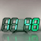3D LED Digital Wall Clock Alarm Time Date Temperature Display Modern Desk And Wall Clock 10