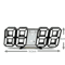 3D LED Digital Wall Clock Alarm Time Date Temperature Display Modern Desk And Wall Clock 4