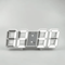 3D LED Digital Wall Clock Alarm Time Date Temperature Display Modern Desk And Wall Clock 6