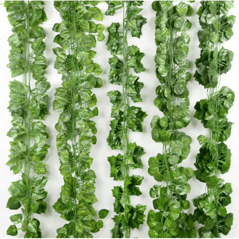 21M Artificial Ivy Garland Silk Hanging Vine Greenery Wall Decor For Home Wedding Party Garden Deco 1