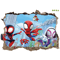 Spiderman Wall Stickers Superhero PVC Cartoon Wall Decals For Kids Bedroom Playroom Decor 7