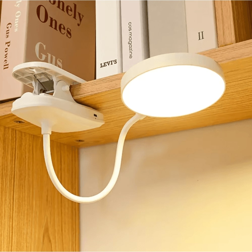 Foldable LED Desk Lamp Rechargeable Mini Table Light With Touch Dimming 3 Modes Eye Protection Stud 0