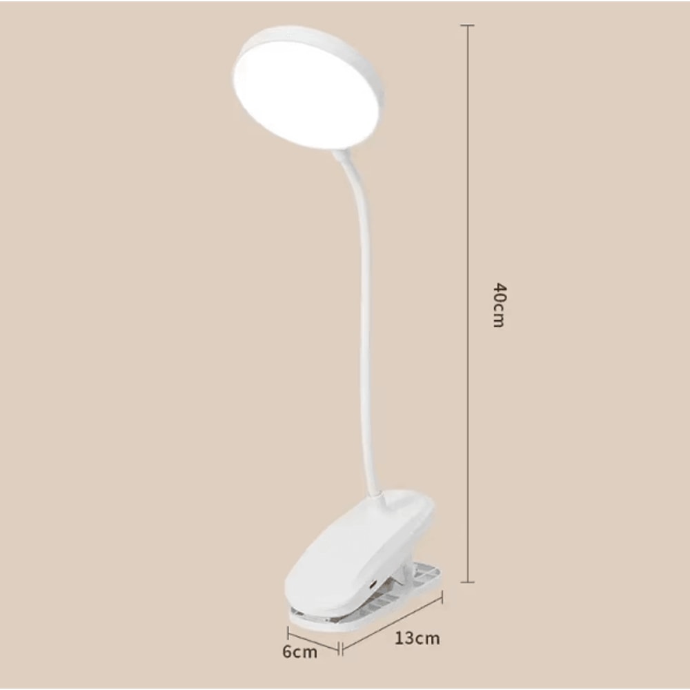 Foldable LED Desk Lamp Rechargeable Mini Table Light With Touch Dimming 3 Modes Eye Protection Stud 5