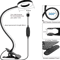 USB Clamp Desk Lamp LED Reading Light With 3 Modes 10 Brightness Levels Flexible Gooseneck Clip Lam 3