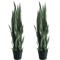 3FT Artificial Snake Plant 2Pack Realistic Faux Agave Potted Plant For Indoor Outdoor Home Office D 3