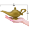 Aladdin Magic Lamp Prop Genie Costume Accessory Arabian Decorative Lamp For Halloween Party Cosplay 2