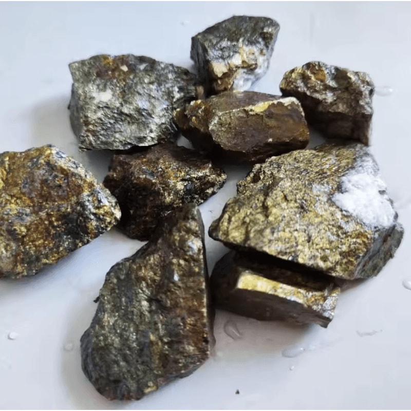 Chalcopyrite Crystal Specimen Natural Copper Ore Mineral Stone Raw Teaching Sample For Collection A 3
