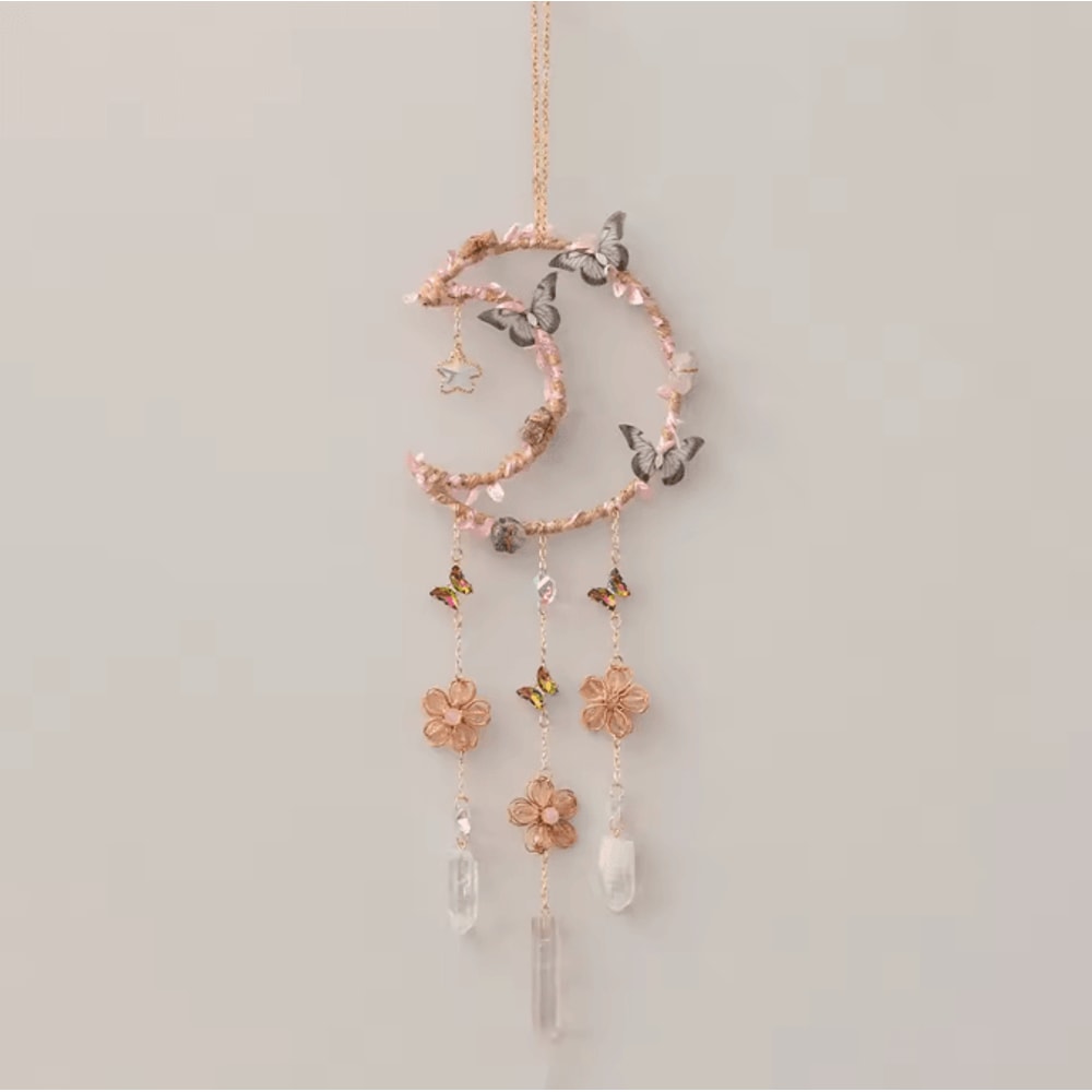 Crystal Suncatcher Wind Chime Dream Catcher Prism Rainbow Light Catcher Hanging Decor For Home Bedr 5