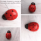 Large Wooden Ladybug Garden Decor Mini Fairy Garden Insect Craft DIY Accessory For Home Outdoor Dec 3