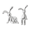 Cute Rabbit Couple Statue Set Cartoon Bunny Figurine Romantic Desktop Ornament For Home Bedroom Car 3