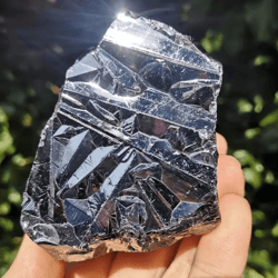 terahertz stone rough metallic mineral crystal specimen for healing decor and collection