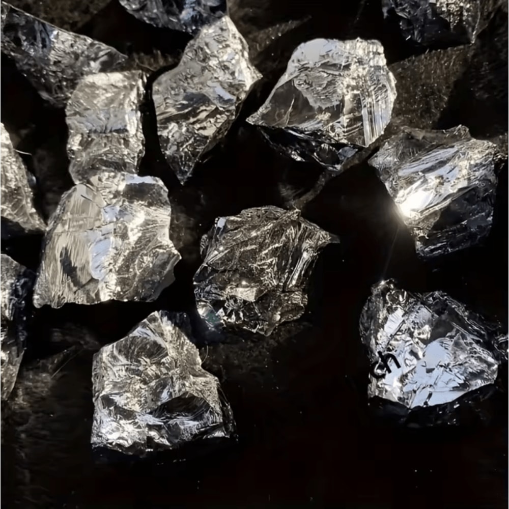 Terahertz Stone Rough Metallic Mineral Crystal Specimen For Healing Decor And Collection 3