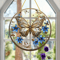 Butterfly Acrylic Suncatcher Round Window Hanging Rainbow Light Catcher Decor For Home Bedroom Gard 0