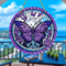 Butterfly Acrylic Suncatcher Round Window Hanging Rainbow Light Catcher Decor For Home Bedroom Gard 4