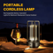Cordless LED Table Lamp Industrial Style Rechargeable Desk Light Portable Ambient Lamp For Home Out 1