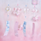 Japanese Sakura Wind Chime Glass Furin Bell Cherry Blossom Hanging Decor For Home Garden 0