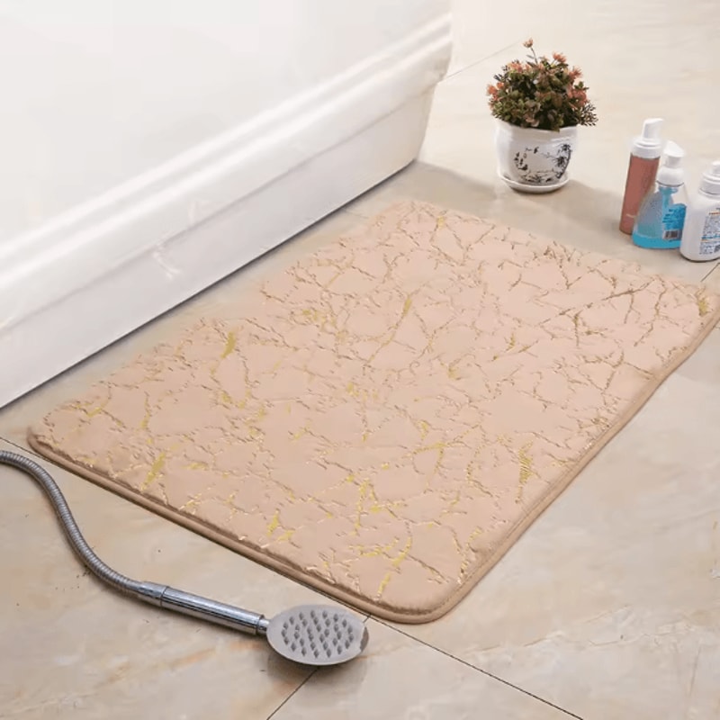 Modern Non Slip Bath Mat Washable Rectangle Floor Rug Soft Absorbent Bathroom Doormat For Bedroom L 7