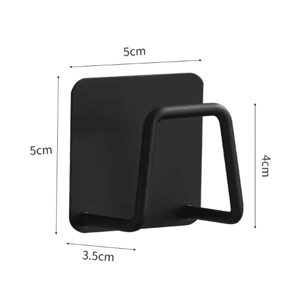 Stainless Steel Adhesive Wall Hooks No Drill Bathroom Towel Hooks Heavy Duty Waterproof Hanging Hoo 6