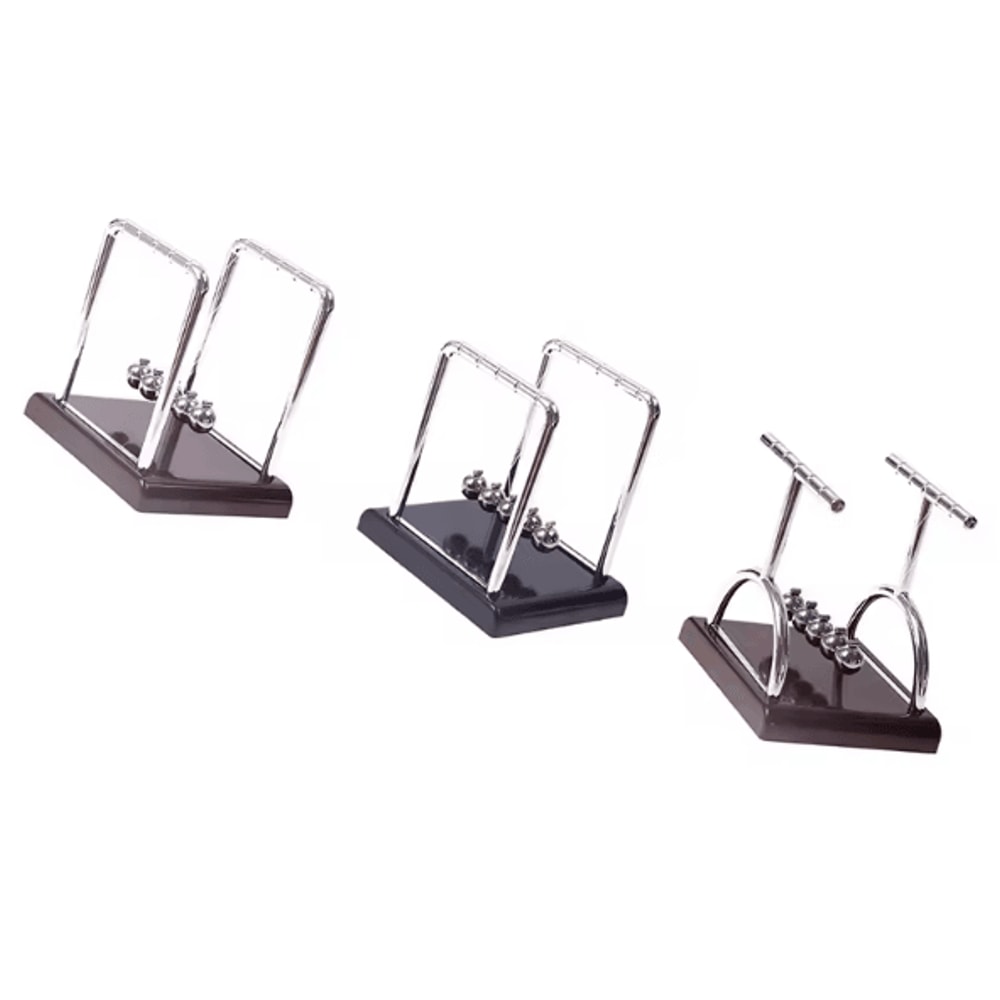 MotionZen Newtons Cradle Desk Toy Metal Pendulum Balance Ball Physics Kinetic Energy Display For Of 2