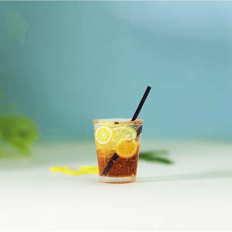 MiniMix Dollhouse Cocktail Drinks Set Scale Miniature Bar Accessories For Realistic Dollhouse Decor 6