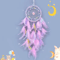 DreamAura Handmade Dream Catcher Wind Chimes Boho Feather Hanging Decor For Bedroom Car Home 0
