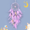 DreamAura Handmade Dream Catcher Wind Chimes Boho Feather Hanging Decor For Bedroom Car Home 6