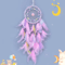 DreamAura Handmade Dream Catcher Wind Chimes Boho Feather Hanging Decor For Bedroom Car Home 6