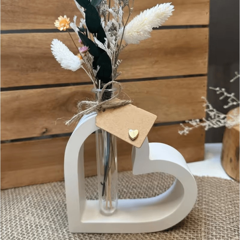 CraftBloom 3Piece HeartShaped Silicone Planter Mold Set DIY Epoxy Resin Vase Hydroponic Flowerpot 2