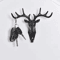 RustiHorn Vintage Deer Antler Wall Hook Rack For Coats Hats Keys Rustic Home Decor 0
