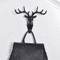 RustiHorn Vintage Deer Antler Wall Hook Rack For Coats Hats Keys Rustic Home Decor 1
