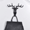 RustiHorn Vintage Deer Antler Wall Hook Rack For Coats Hats Keys Rustic Home Decor 1