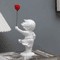 ArtMuse BanksyInspired Balloon Girl Resin Ornament For Modern Home Decor Statement Interiors 1