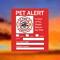 SafePaws Emergency Pet Alert Window Stickers 4Pack Static Cling Rescue Decals For Home Car Safety 9