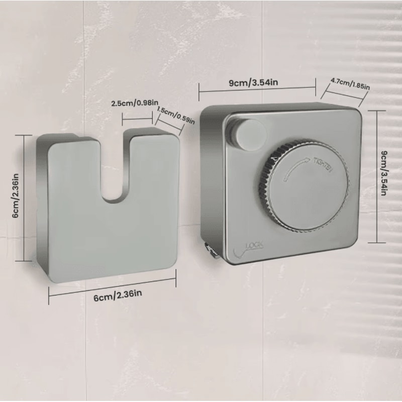 FlexDry 151FT Retractable Clothesline Wall Mounted Stainless Steel Laundry Line For Indoor Outdoor 5