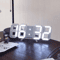 GlowTime 3D Luminous Digital Clock Voice Activated Silent LED Desk Clock For Bedroom Modern Home D 1