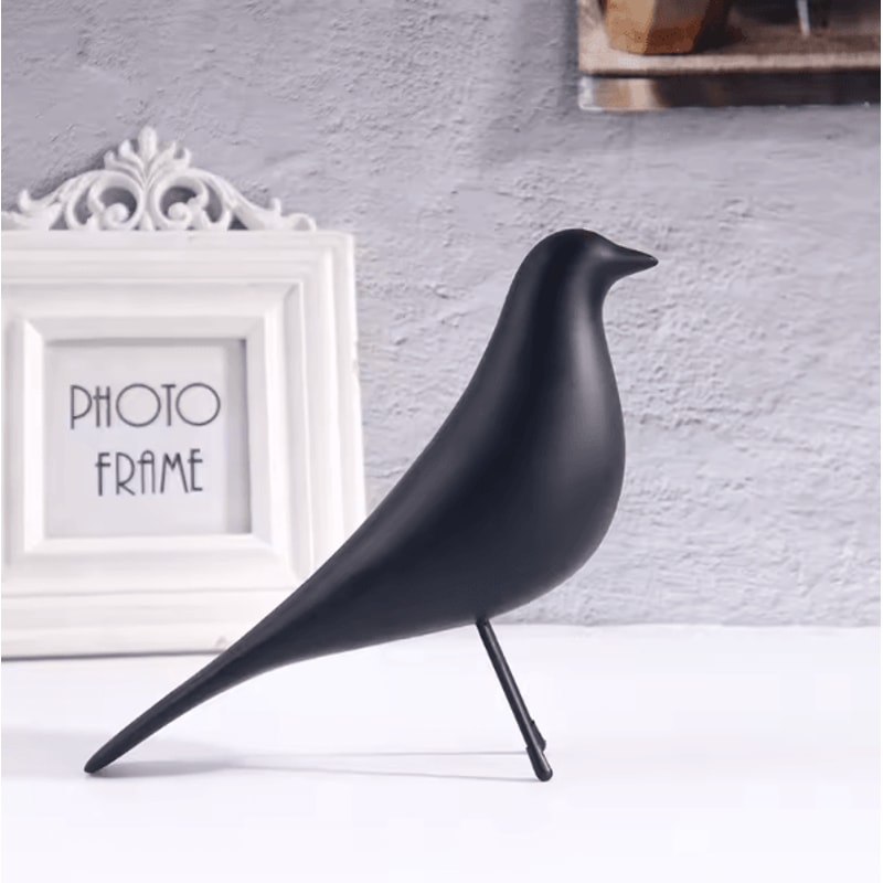 NordicAura Minimalist Resin Bird Sculpture Modern Art Decor For Living Room Office Bedroom Styling 4