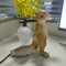 GlowNest Nordic Cartoon Squirrel Resin Desk Lamp Cute Ambient Light For Kids Bedroom Living Room D 2
