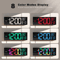 16Inch RGB Large Digital Wall Clock With Remote Temperature Display Alarm 3